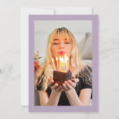 Wildflowers Sweet 16 Birthday Celebration 招待状 (裏面)