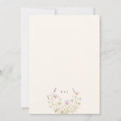 Wildflowers Wedding Cards & Gifts Table Sign (裏面)