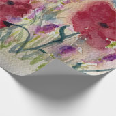 Wildflowers with poppies  ラッピングペーパー (角)