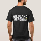 Wildlandの消防士のTシャツ Tシャツ (裏面)