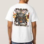 Wildlandの消防士 Tシャツ (裏面)