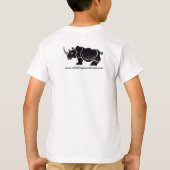 Wildlife クール I love RHINOS - 自然- Boys T-Shirt Tシャツ (裏面)