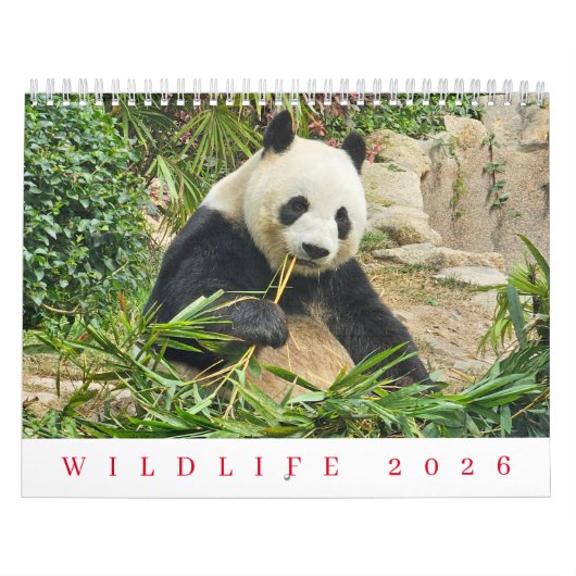 Wildlife 2026 calendar カレンダー (カバー)