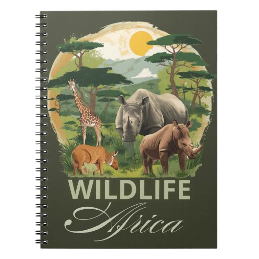 Wildlife Africa ノートブック (正面)