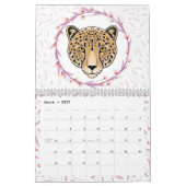 Wildlife Floral Botanical Watercolor 2026 カレンダー (3月 2027)