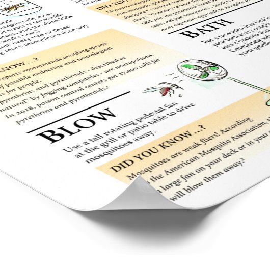  Wildlife Friendly Mosquito Solutions  ポスター (角)