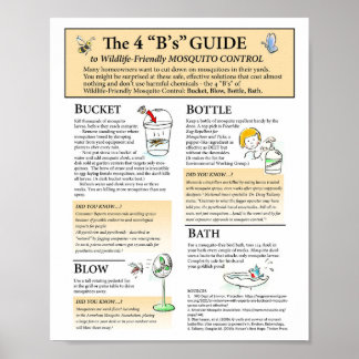 Wildlife Friendly Mosquito Solutions ポスター