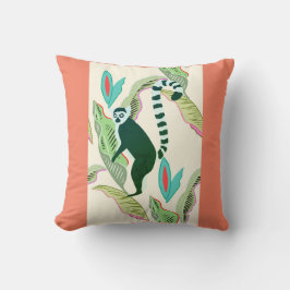 Wildlife Friendship - SOS Lemur クッション