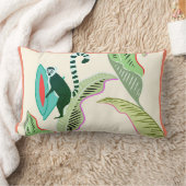 Wildlife Friendship - SOS Lemur -Cotton ランバークッション (ブランケット)