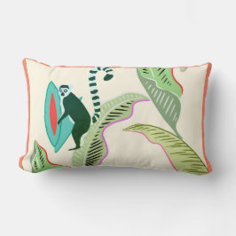 Wildlife Friendship - SOS Lemur -Cotton ランバークッション