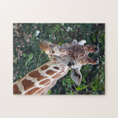 Wildlife Giraffe Photo ジグソーパズル (横)