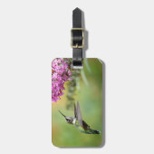 Wildlife Hummingbirdフローラ写真 ラゲッジタグ (正面縦)