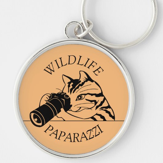 Wildlife Paparazzi – フォトグラファーKeychain キーホルダー (正面)