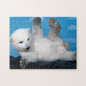 Wildlife Puzzle-Polar Bear Cub ジグソーパズル (横)