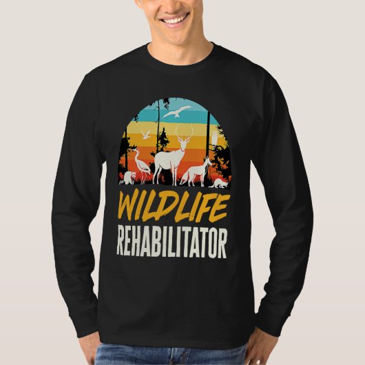Wildlife Rehabilitator Animals Rights Rescue Tシャツ (正面)