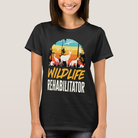 Wildlife Rehabilitator Animals Rights Rescue Tシャツ (正面)