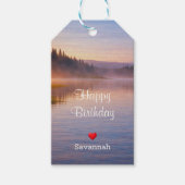 Wildlife Sandhill Crane Wetland  ギフトタグ (正面)