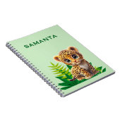 Wildlife Themed Notebook with Name ノートブック (右側)