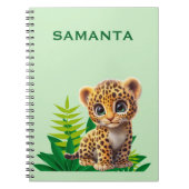 Wildlife Themed Notebook with Name ノートブック (正面)