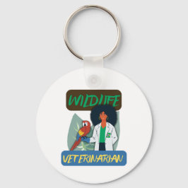 Wildlife Veterinarian – Exotic Animal Vet Design キーホルダー