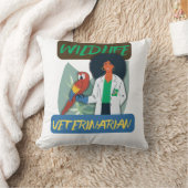 Wildlife Veterinarian – Exotic Animal Vet Design クッション (ブランケット)
