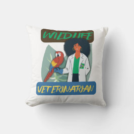 Wildlife Veterinarian – Exotic Animal Vet Design クッション