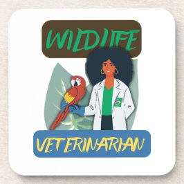 Wildlife Veterinarian – Exotic Animal Vet Design コースター