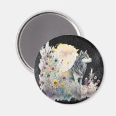 Wildlife Wolf マグネット (正面/裏面)