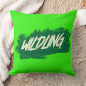 Wildling Brushstroke Throw Pillow クッション (ブランケット)