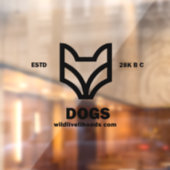 Wildlivelihoods.comウルフデカール ウィンドウサイン (シート2)