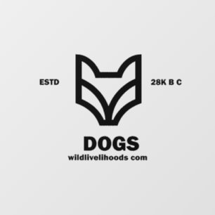 Wildlivelihoods.comウルフデカール ウィンドウサイン