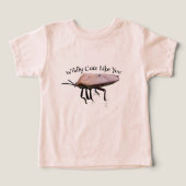 Wildly Cute Insect Pattern Toddler T-Shirt (デザイン正面)