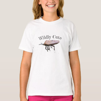 Wildly Cute Macro Insect Pattern Kids Art T-Shirt  Tシャツ