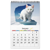 Wildly Weird Ugly Cat Art AI Slop Surreal Funny カレンダー (1月 2027)