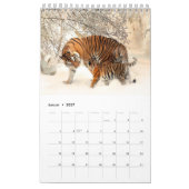 Wildtiere als Kalender カレンダー (1月 2027)