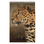 Wildtiere als Kalender カレンダー (カバー)
