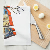 Wildwoodニュージャージー キッチンタオル (四つ折り)