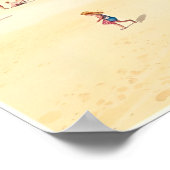 Wildwood, New Jersey – Retro Beach Scenes ポスター (角)