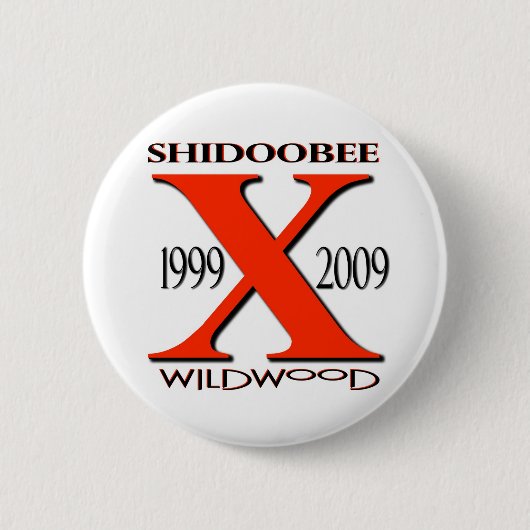 Wildwood Shidoobeeの円形ボタン 缶バッジ (正面)