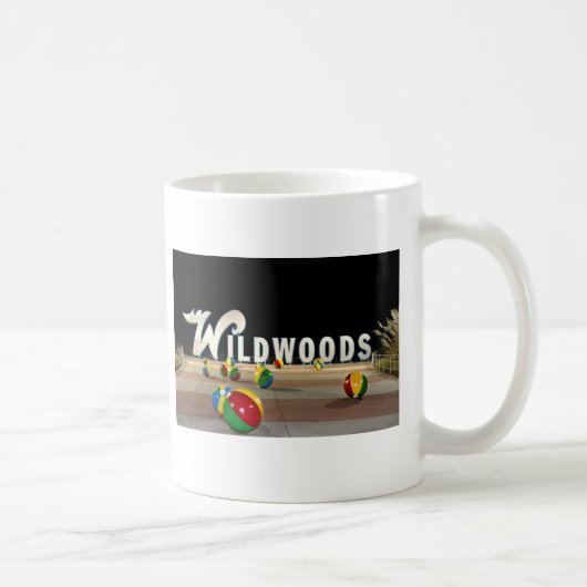 WildwoodsはWildwoodニュージャージーに署名します コーヒーマグカップ (右)