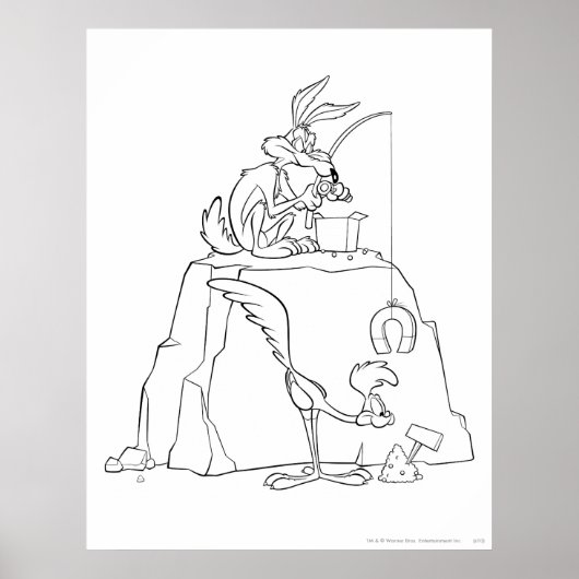 Wile E CoyoteとROAD RUNNER™ Acme Products ポスター (正面)