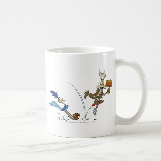 WILE E. COYOTE™とROAD RUNNER™ポゴスティック コーヒーマグカップ (右)