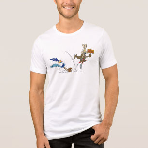 WILE E. COYOTE™とROAD RUNNER™ポゴスティック トライブレンドTシャツ