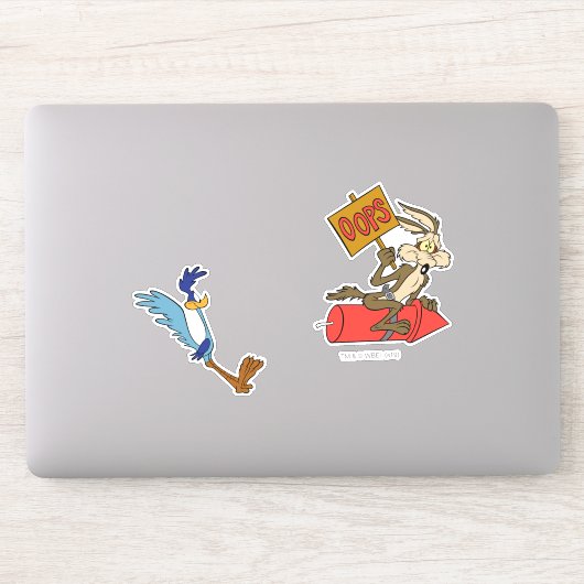 WILE E. COYOTE™とROAD RUNNER™ ACMEロケット シール (コンピューター)