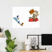 WILE E. COYOTE™とROAD RUNNER™ ACMEロケット ポスター (ホームオフィス)