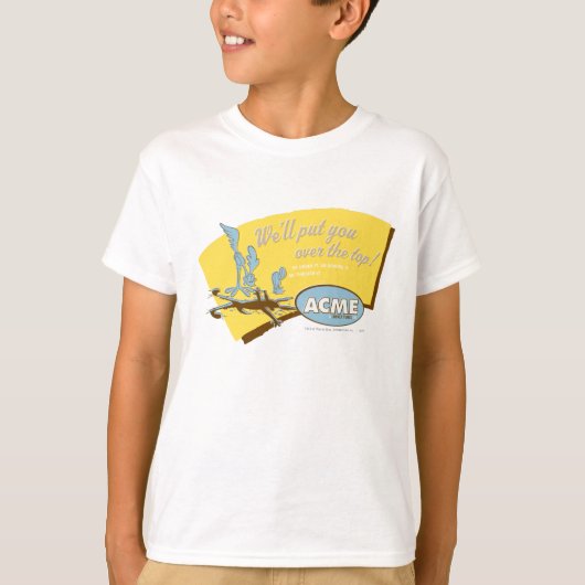 WILE E. COYOTE™とROAD RUNNER™ Acme Tシャツ (正面)