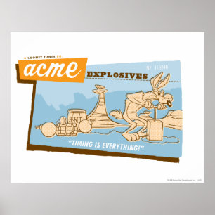 WILE E. COYOTE™アクメ爆薬2 ポスター