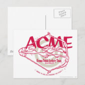 WILE E. COYOTE™グロスポインテアーチェリーチーム ポストカード (正面/裏面)