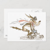 WILE E. COYOTE™サイクルレーサー ポストカード (正面/裏面)