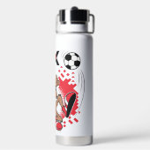 WILE E. COYOTE™ チームメキシコ サッカー グラフィック ウォーターボトル (背面)